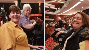 A ladies day trip to the theatre for Residents at The Polegate care home
